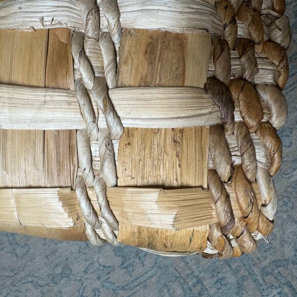 Threshold Natural Banana‎ Woven Rectangular Floor Basket  NEW WITH TAG - Picture 9 of 10